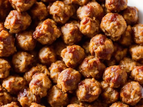 Pigs-in-blankets Christmas stuffing balls