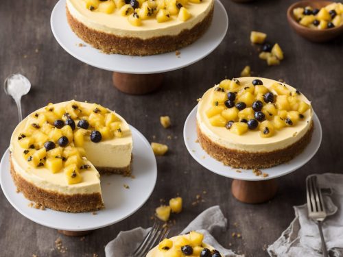 Pineapple & Passion Fruit Cheesecake