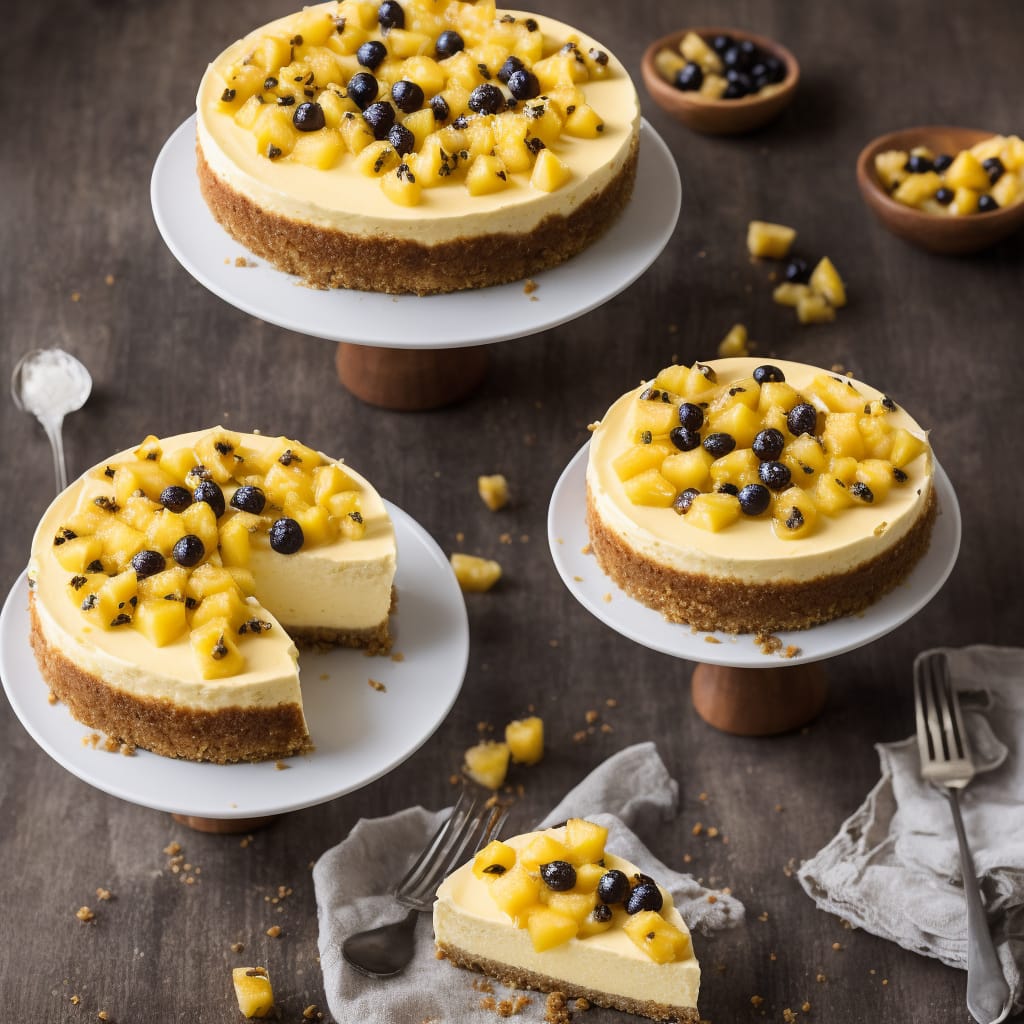 Pineapple & Passion Fruit Cheesecake