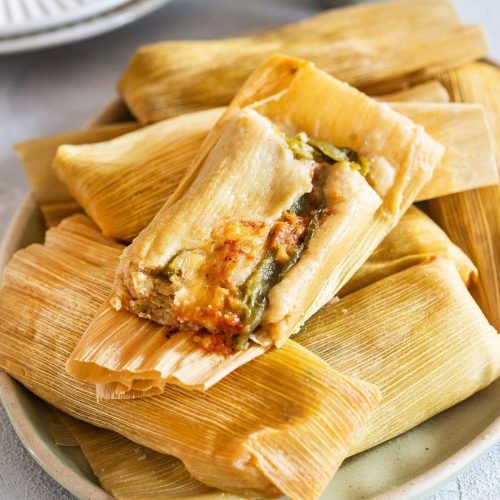 Poblano and Cheese Tamales (Tamales de Rajas con Queso) Recipe