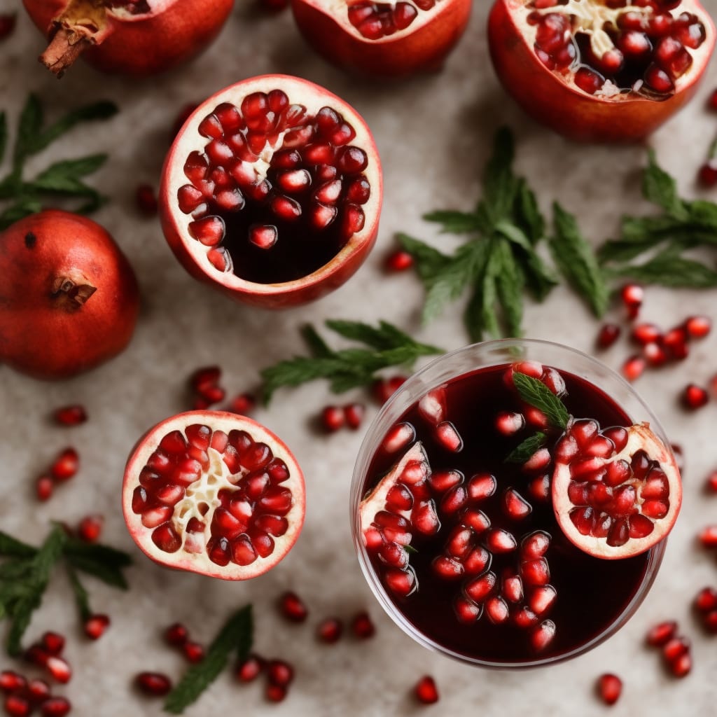Pomegranate & Vermouth Mulled Wine