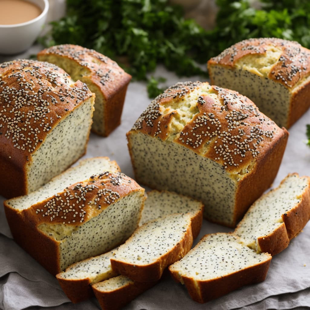 Poppy Seed Bread with Glaze