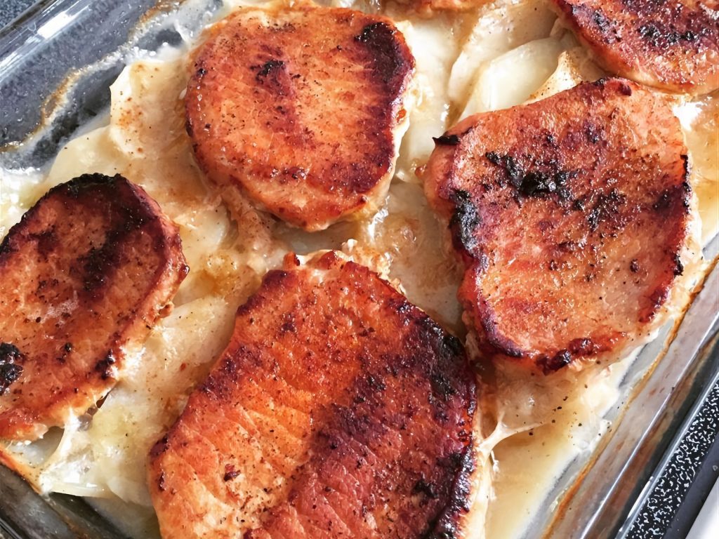 Pork Chops and Scalloped Potatoes Recipe