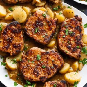 Pork Chops and Scalloped Potatoes Recipe Recipe | Recipes.net