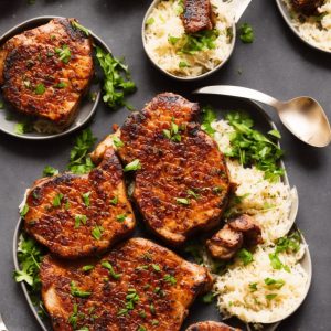 Pork Chops Lyonnaise