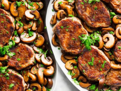 Pork Chops with Mushrooms and Onions