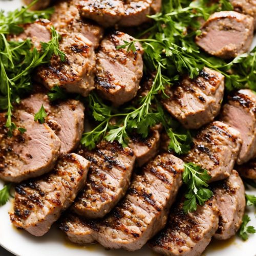 Pork Fillet with Mustard & Herbs Recipe