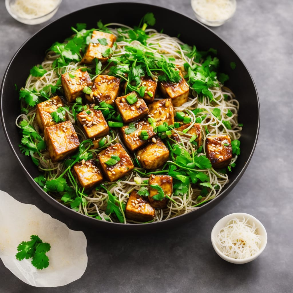 Pork Tofu with Watercress and Bean Sprouts