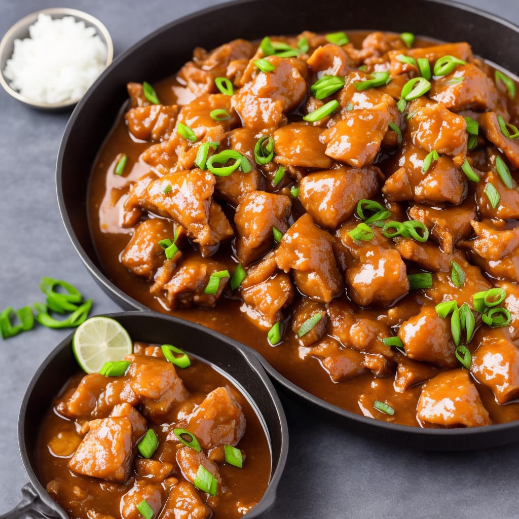 Pork with Sweet & Sour Onion Sauce