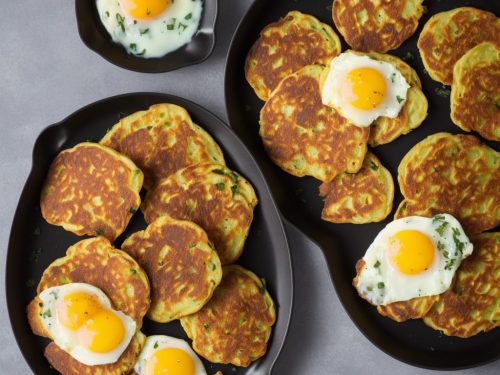 Potato Pancakes with Chard & Eggs