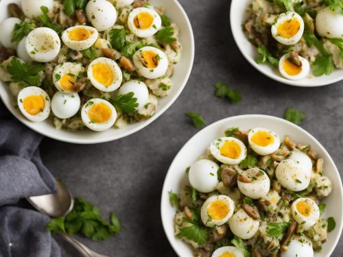 Potato Salad with Anchovy & Quail’s Eggs