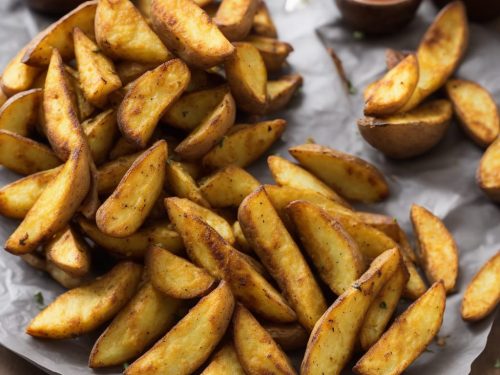 Potato Wedges with Curry Sauce