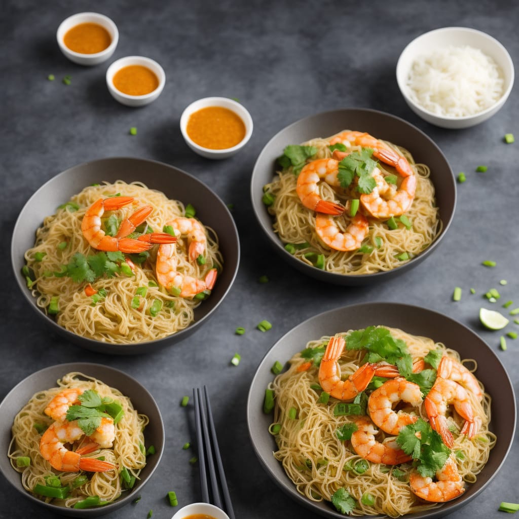 Prawn & Rice Noodle Stir-Fry
