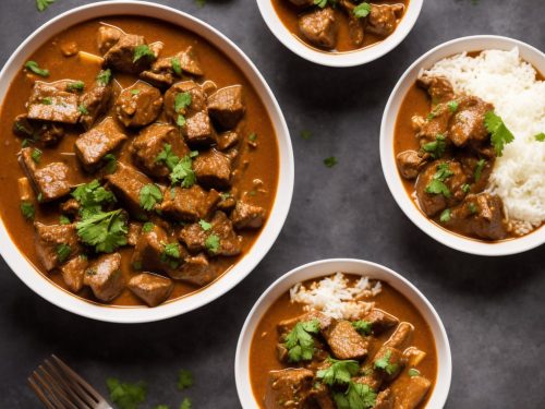 Pressure Cooker Beef Curry
