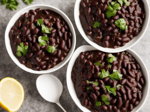 Pressure Cooker Black Beans Recipe