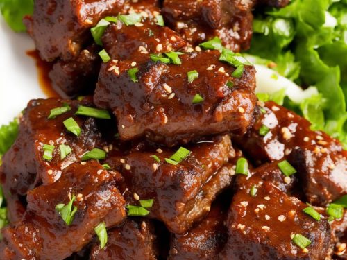 Pressure Cooker Short Ribs with Herb Salad