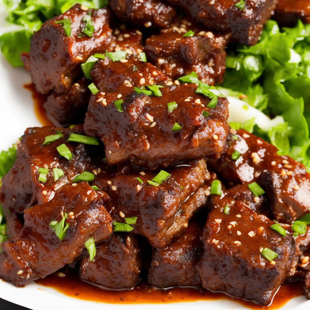 Pressure Cooker Short Ribs with Herb Salad