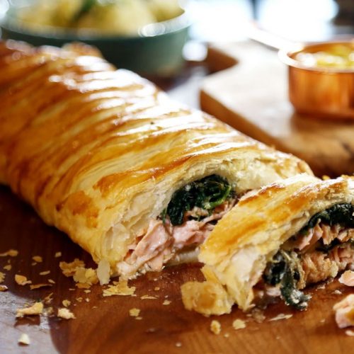 Puffed Salmon & Spinach Fish Pie Recipe