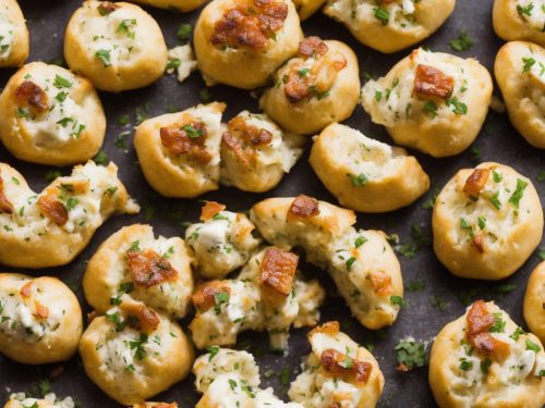 Pull-apart Garlic Rolls with Baked Camembert