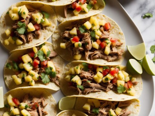 Pulled Pork Tacos with Pineapple Salsa