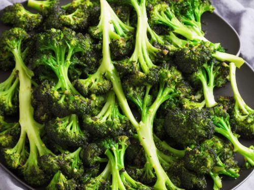 Purple Sprouting Broccoli with Vinaigrette