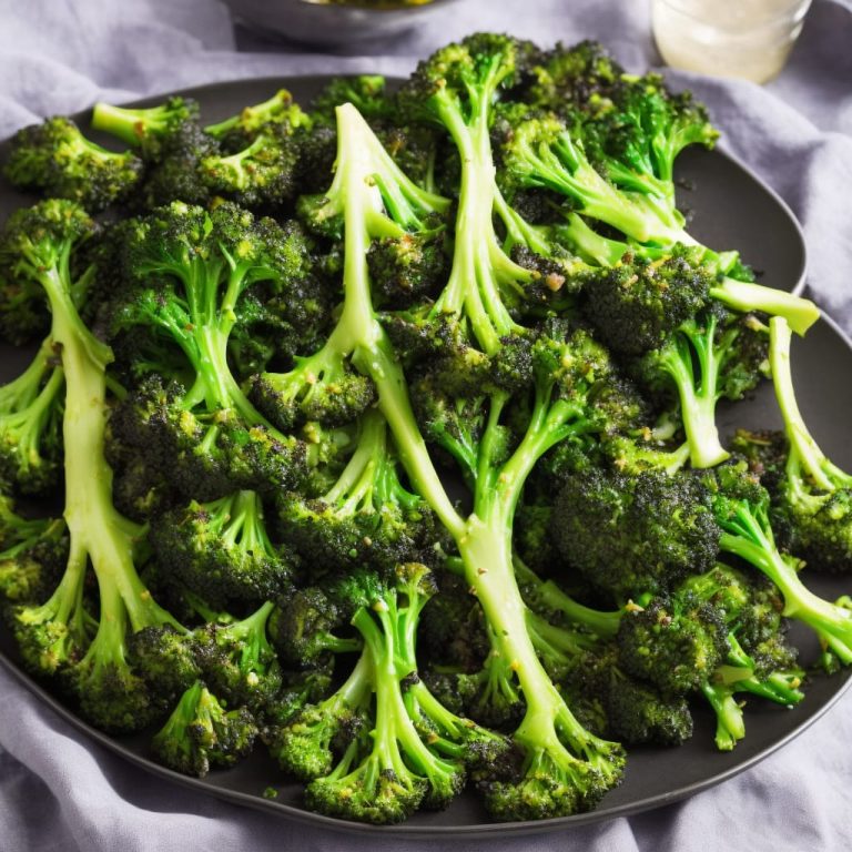 Purple Sprouting Broccoli with Vinaigrette Recipe