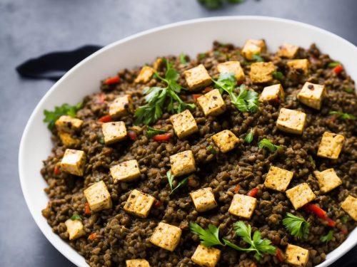Puy Lentils with Smoked Tofu
