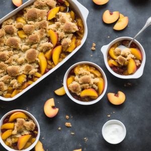 Quick and Easy Peach Cobbler