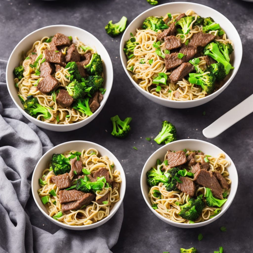 Quick Beef & Broccoli Noodles
