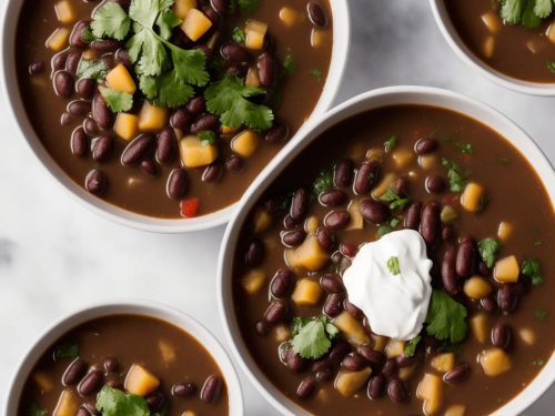 Quick Black Bean Soup Recipe
