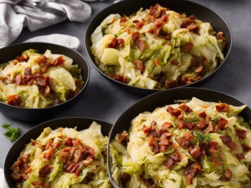 Quick Braised Cabbage with Pancetta