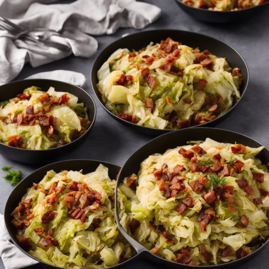 Quick Braised Cabbage with Pancetta