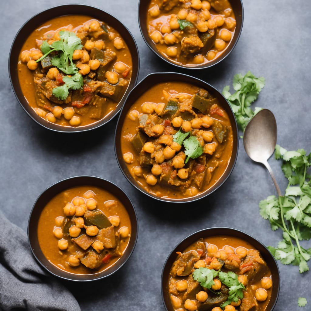 Quick Chickpea & Chard Tamarind Curry