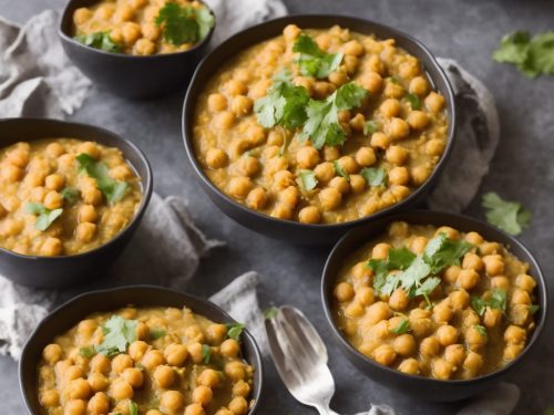 Quick Easy Chickpea and Coconut Dahl