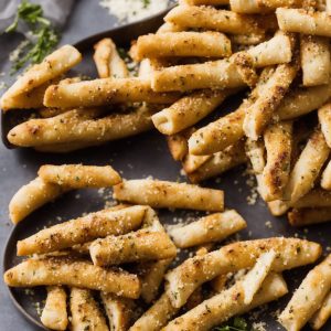 Quick Garlic Breadsticks