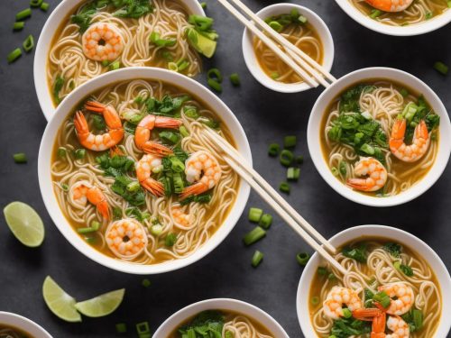 Quick Prawn Noodle Soup