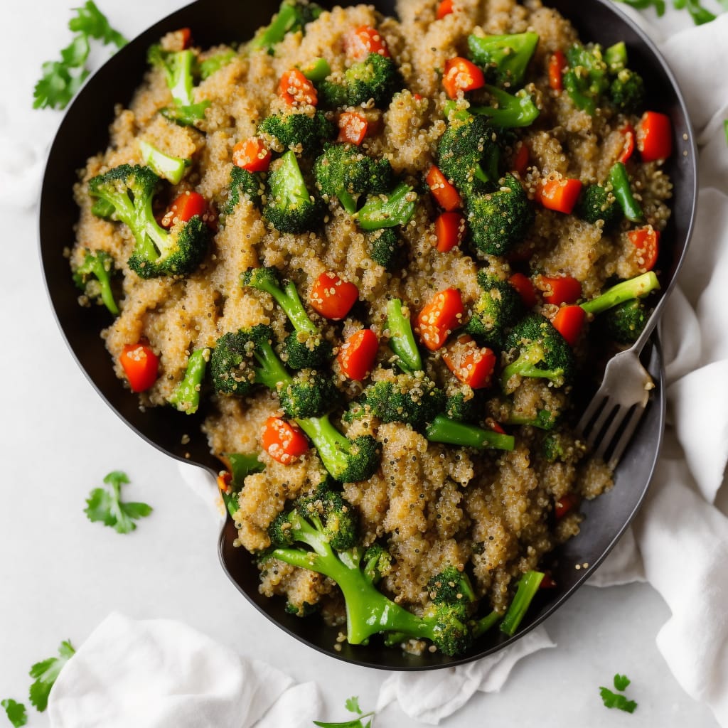 Quinoa with Stir-Fried Winter Veg