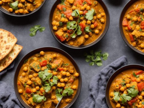 Quorn and Chickpea Curry