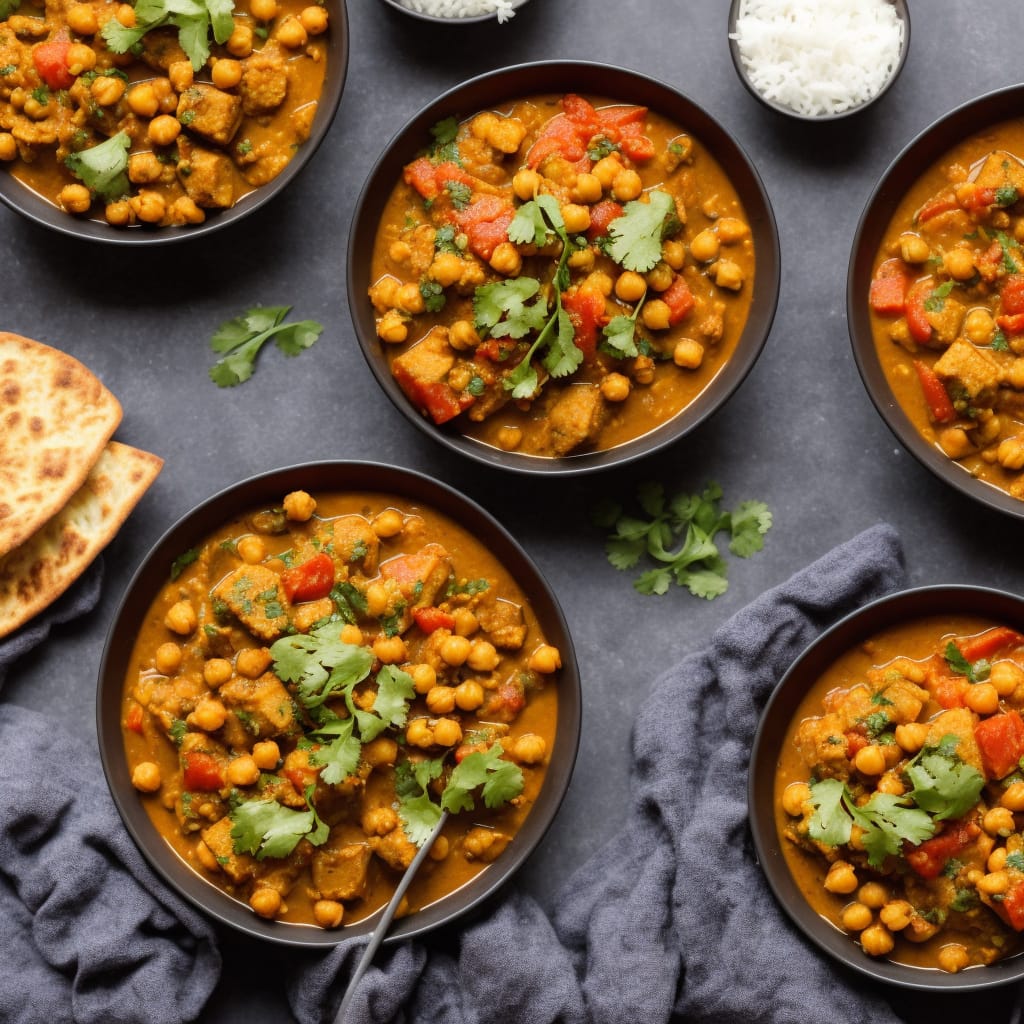 Quorn and Chickpea Curry