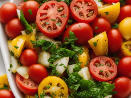 Rainbow Tomato Salad