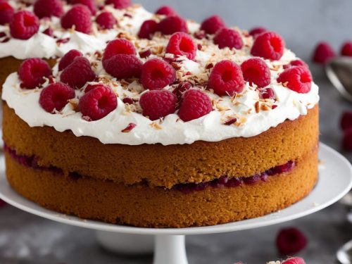 Raspberry & Coconut Trifle Cake