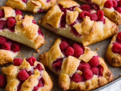 Raspberry Frangipane Croissant Bake