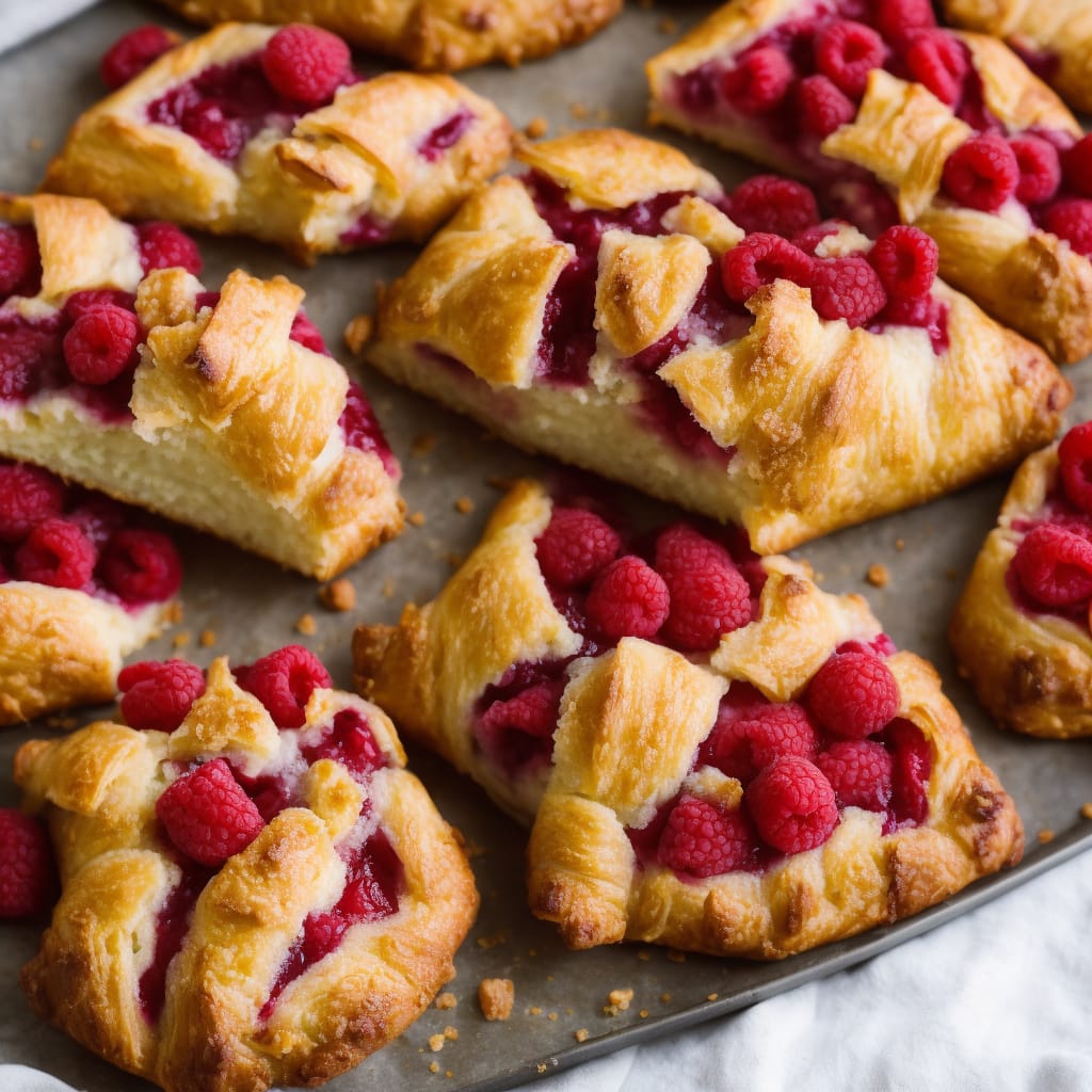Raspberry Frangipane Croissant Bake