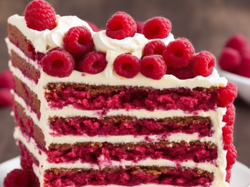 Raspberry Layer Cake