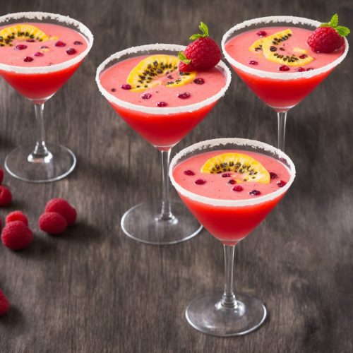 Raspberry & Passion Fruit Martini Recipe