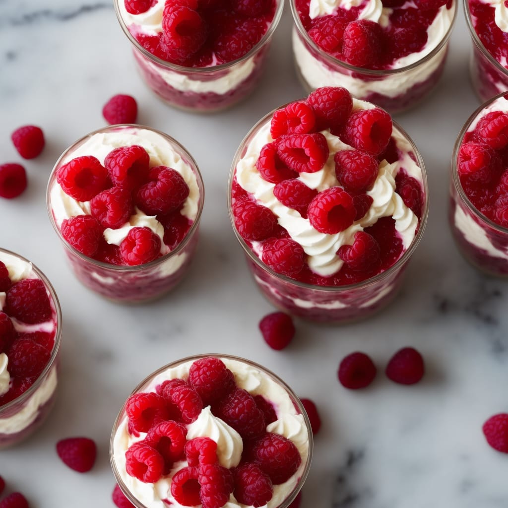 Raspberry & Rose Trifles