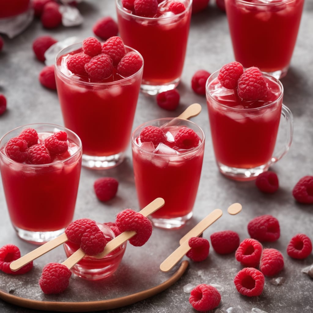 Raspberry Tea Ice Lollies