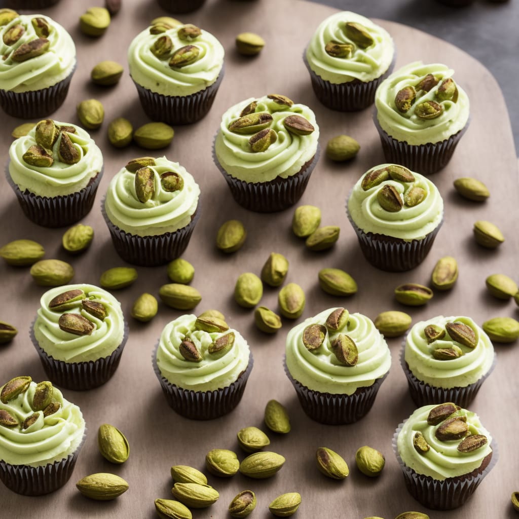 Real Pistachio Cupcakes