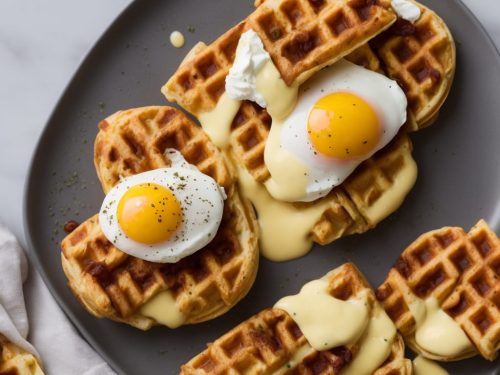 recipe Marmite Eggs Benedict with Waffles