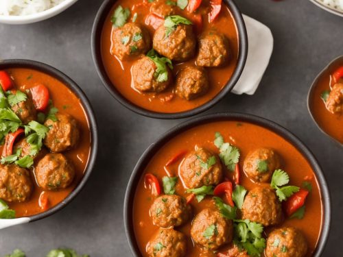 Red Thai Meatball Curry